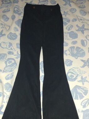 Boot-Cut Flare Women's Pants in Black